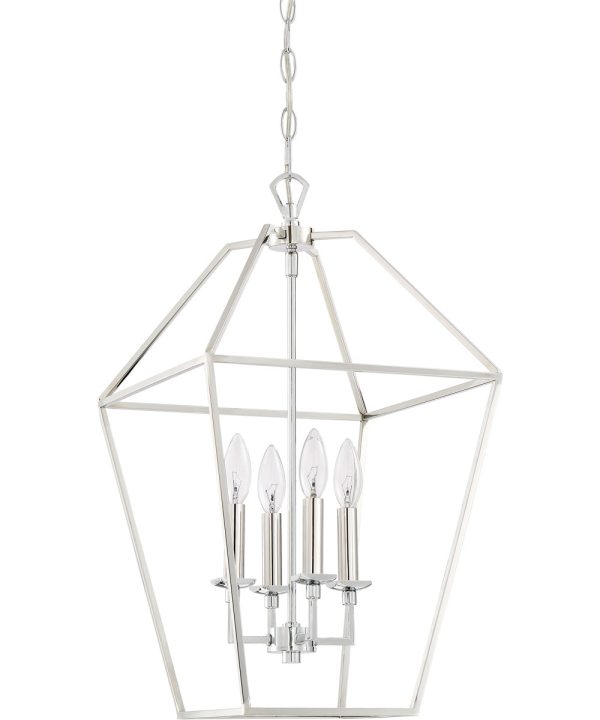 Aviary 4-light Pendant Polished Nickel For Cheap