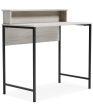 Bayflynn Home Office Desk White Black Hot on Sale