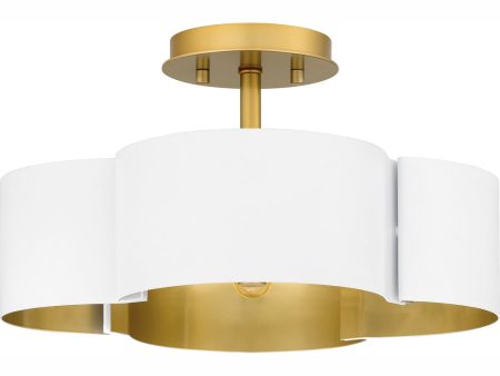 Balsam Medium 4-light Semi Flush Mount White Online Hot Sale