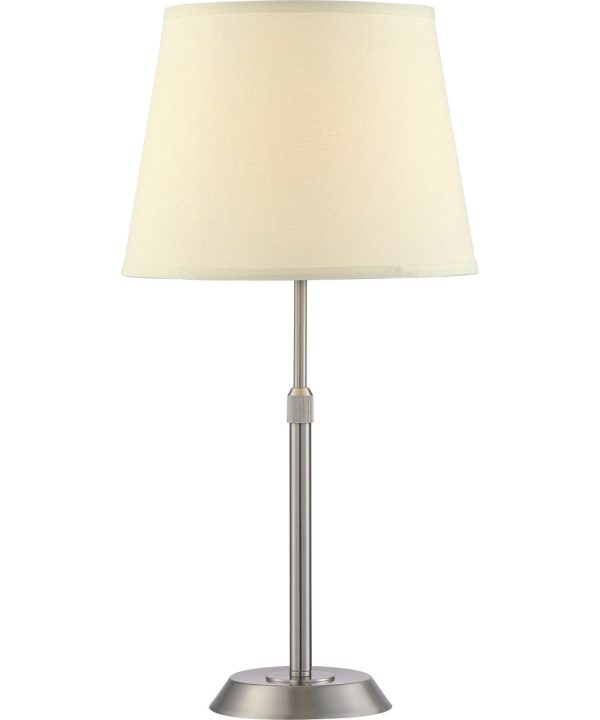 Attendorn 1-Light  Table Lamp Satin Nickel Online Hot Sale