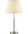 Attendorn 1-Light  Table Lamp Satin Nickel Online Hot Sale