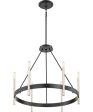 Anthem 6-light Chandelier Mystic Black For Cheap