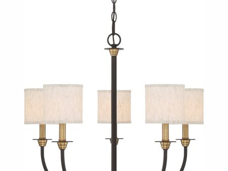 Audley 5-light Chandelier Old Bronze Online