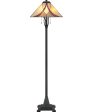 Asheville Medium 2-light Floor Lamp Valiant Bronze Fashion