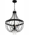 Adelaide 4-light Pendant Matte Black For Sale