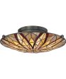 Victory Medium 2-light Flush Mount Valiant Bronze For Sale