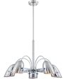 Kanoni 5-Light 5-Light Chandeliers Chrome Metal Shade on Sale