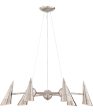 Talbot 6-Light 6-Light Chandeliers Ps Metal Shade on Sale