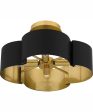 Balsam Medium 4-light Semi Flush Mount Matte Black Online now