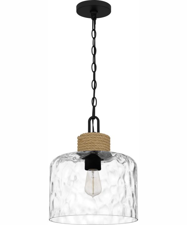 Baltic 1-light Mini Pendant Matte Black Online now