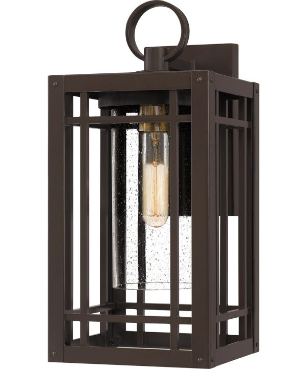 Pelham Large 1-light Outdoor Wall Light  Coastal Armour Aluminum Western Bronze Online now