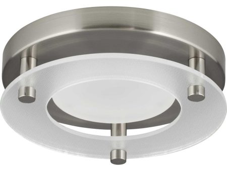 5-1 2  Round LED Surface Mount Brushed Nickel Sale