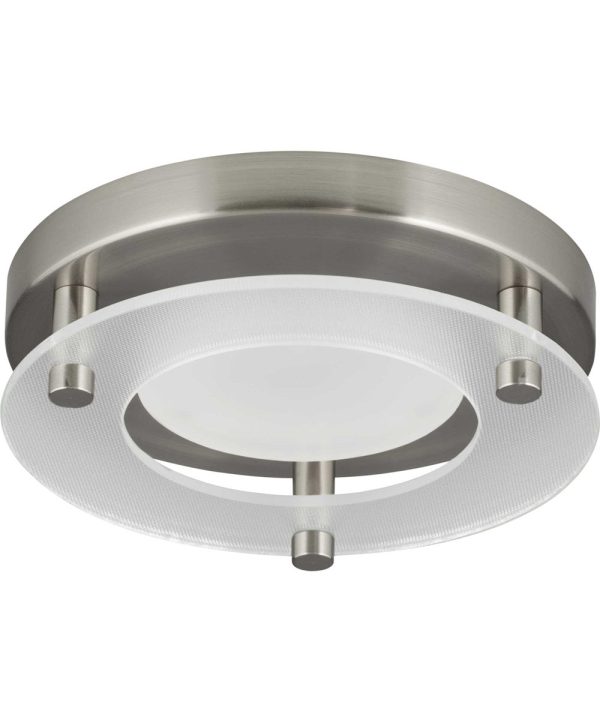 5-1 2  Round LED Surface Mount Brushed Nickel Sale