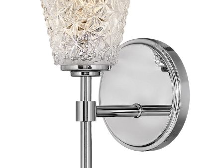 Amabelle 1-Light Single Light Vanity in Chrome Online now