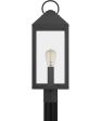 Thorpe Large 1-light Outdoor Post Light  Coastal Armour Aluminum Mottled Black on Sale