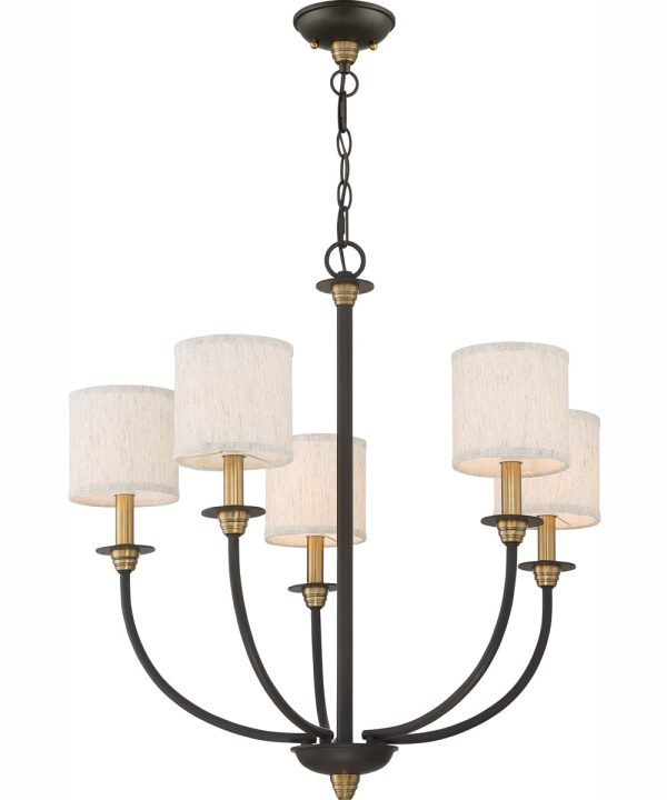 Audley 5-light Chandelier Old Bronze Online