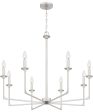 Prescott 8-light Chandelier Brushed Nickel Cheap