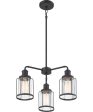 Ludlow 3-light Chandelier Earth Black Sale