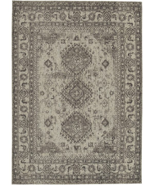 8 x10  Laycie Large Rug Cream Taupe Charcoal Online now