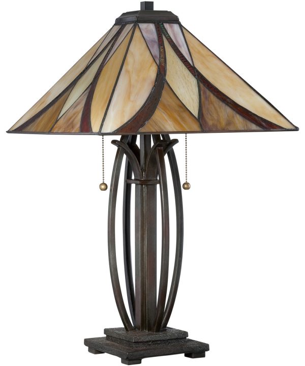 Asheville Small 2-light Table Lamp Valiant Bronze Online Hot Sale