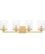 Abner Extra Large 4-light Bath Light Aged Brass For Cheap