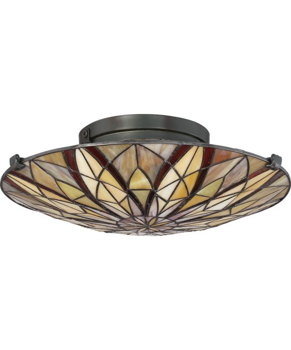 Victory Medium 2-light Flush Mount Valiant Bronze For Sale