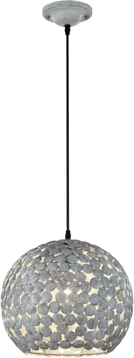 13 W Frieda 1-Light  Pendant Antique Grey Online Sale