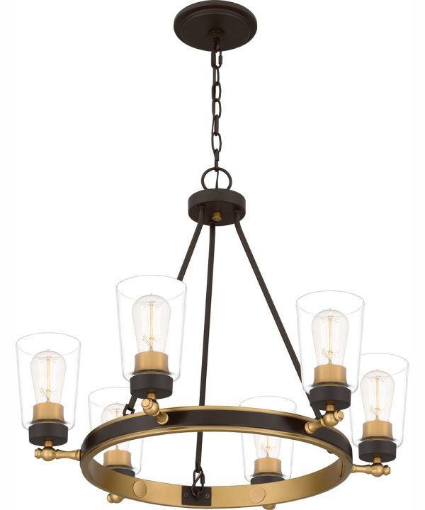 Atwood 6-light Chandelier Old Bronze Online