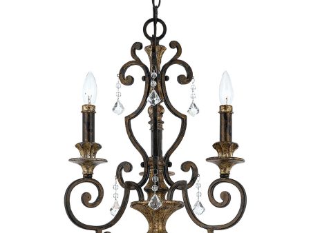 Marquette Small 3-light Chandelier Heirloom Supply