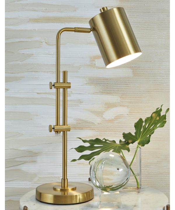 Baronvale Metal Desk Lamp (1 CN) Brass Discount