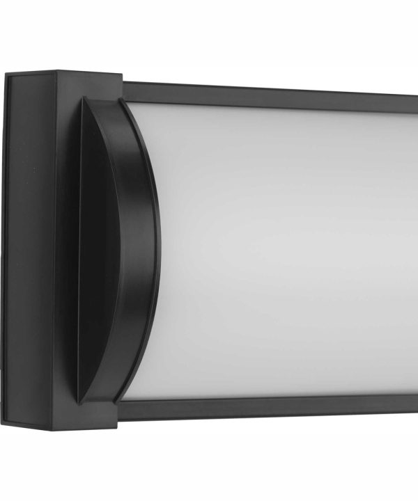 Barril 24 in. Medium Modern Integrated LED Linear Vanity Light Matte Black Discount