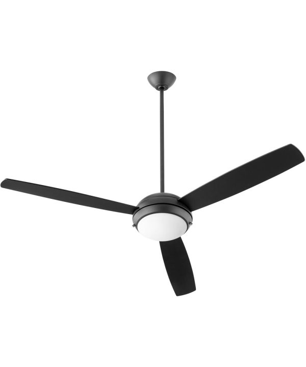 60  Expo 2-light LED Ceiling Fan Matte Black Discount