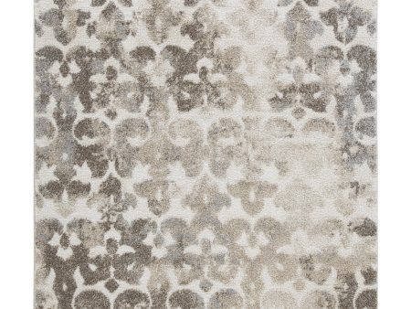 8 x10  Jiro Large Rug Brown Cream Cheap