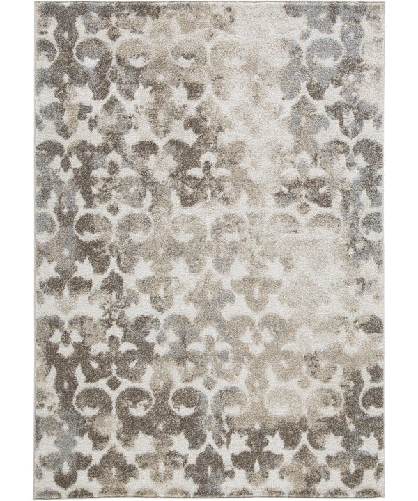 8 x10  Jiro Large Rug Brown Cream Cheap