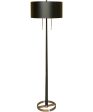 Amadell Metal Floor Lamp (1 CN) Black Gold Supply