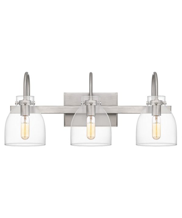 Atmore Large 3-light Bath Light Brushed Nickel Online