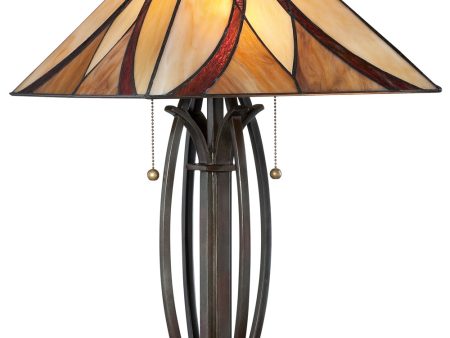 Asheville Small 2-light Table Lamp Valiant Bronze Online Hot Sale