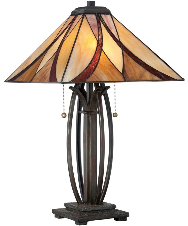 Asheville Small 2-light Table Lamp Valiant Bronze Online Hot Sale