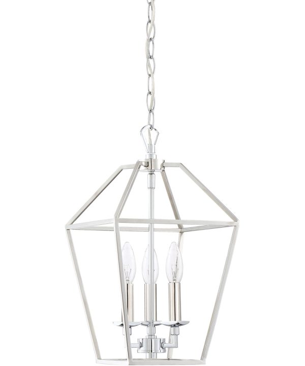 Aviary 3-light Pendant Polished Nickel Online now