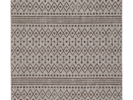 8 x10  Dubot Large Rug Tan Brown White Online Sale