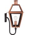 Rue De Royal Medium 1-light Outdoor Wall Light Aged Copper For Discount