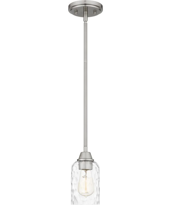 Acacia Small 1-light Mini Pendant Brushed Nickel Cheap