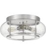 Trilogy 3-light Flush Mount Brushed Nickel on Sale