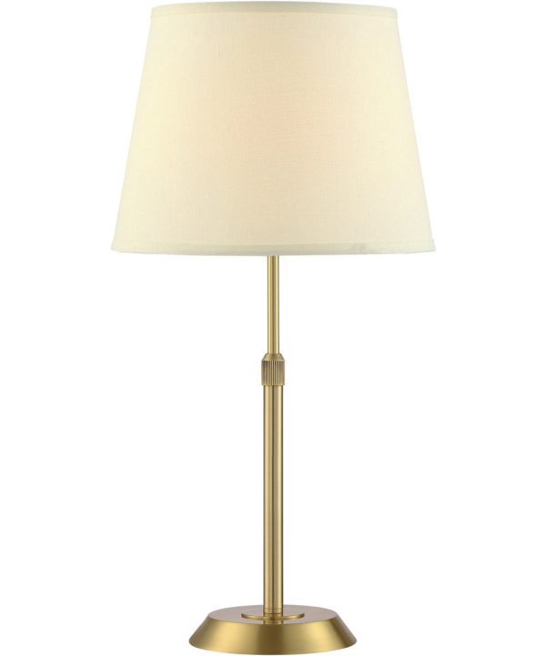 Attendorn 1-Light  Table Lamp Satin Brass Sale