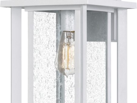 Wakefield Medium 1-light Outdoor Wall Light  Coastal Armour White Lustre For Sale