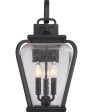 Province Large 3-light Outdoor Wall Light Mystic Black Cheap