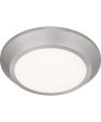 Verge  Flush Mount Brushed Nickel Discount