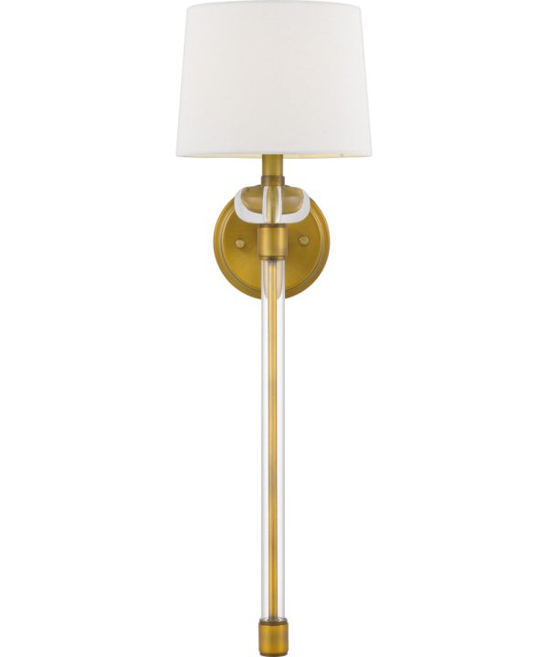 Barbour Small 1-light Wall Sconce Weathered Brass Online Sale