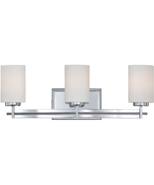 Taylor Large 3-light Bath Light Polished Chrome on Sale