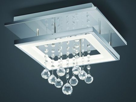 14 W Dorian LED Ceiling Light Chrome Fashion